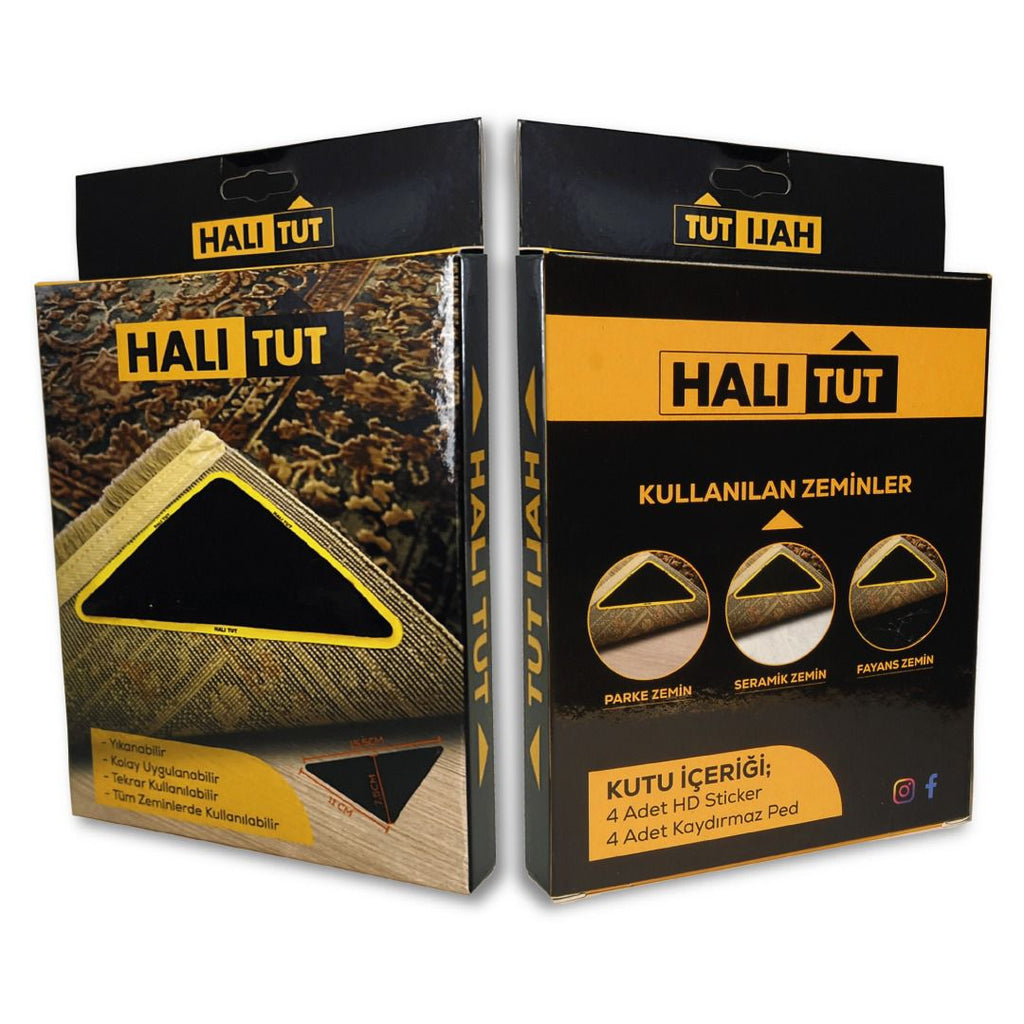 Halı Tut 4'lü set Halı Kaydırmaz Ped